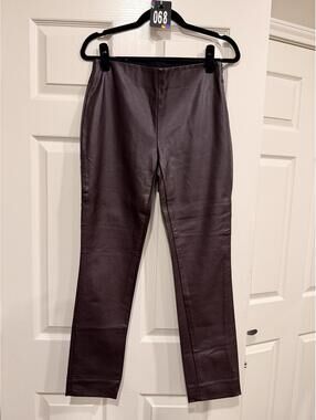 #68 LAUREN RALPH LAUREN FAUX leather Leggings Pants Sz. 4